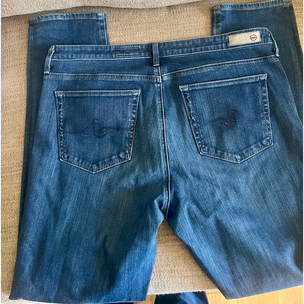 AG‎ Contour 360 The Prima Mid Rise Cigarette Dark Denim 32 R - Picture 3 of 6